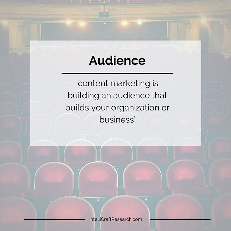 Content Marketing is about audience connections