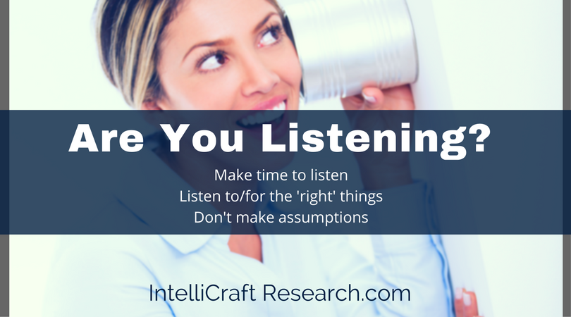 avoid marketing mistakes - keep listening