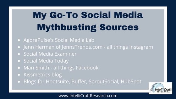 IntelliCraft Social Media Mythbusting Favorite Resources Social Experts